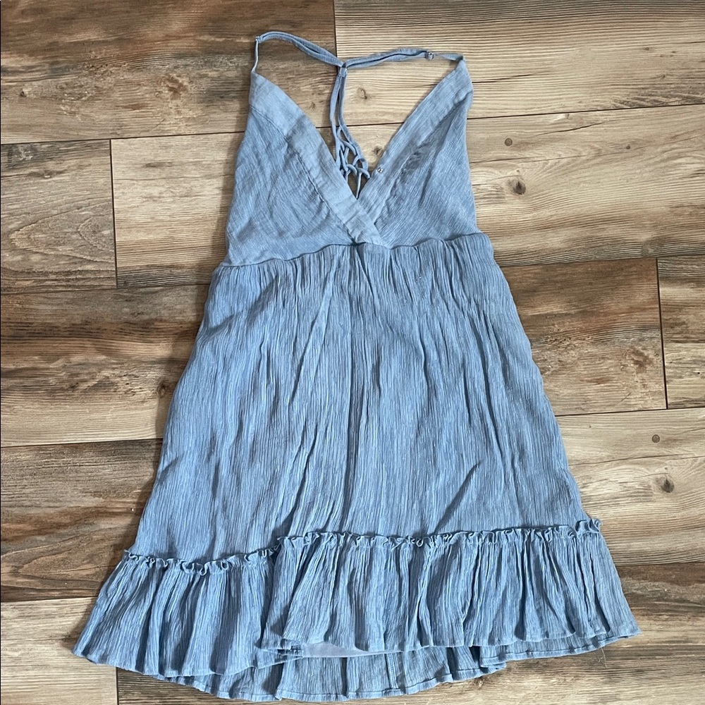 Blue Sleeveless Dress